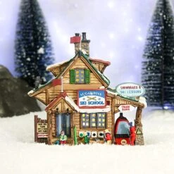 Lemax Sugar Pine Ski School