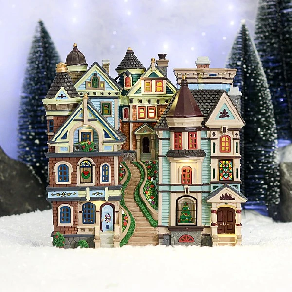 Lemax Houses On A Hill 1 Lemax Houses On A Hill