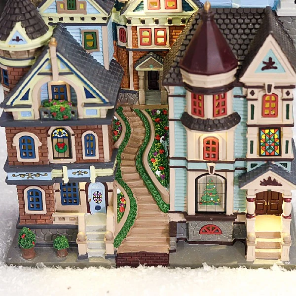 Lemax Houses On A Hill 2 Lemax Houses On A Hill - Image 2