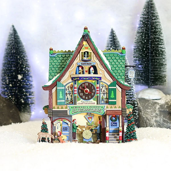 Lemax Friendly Forest Clockworks 1 Lemax Friendly Forest Clockworks