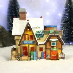 Lemax Yonder Peak Ski & Snowboard School