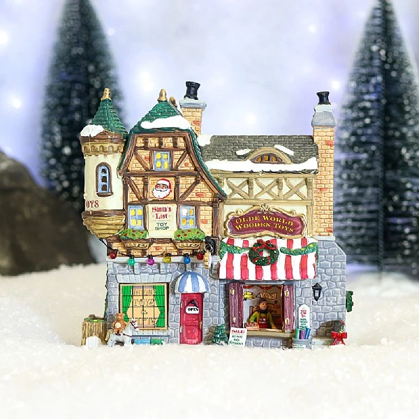 Lemax Santa's List Toy Shop 1 Lemax Santa's List Toy Shop
