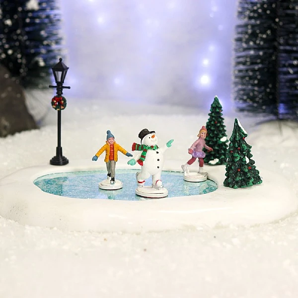 Lemax Frosty Goes Ice Skating 1 Lemax Frosty Goes Ice Skating