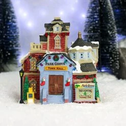 Lemax Park Grove Town Hall