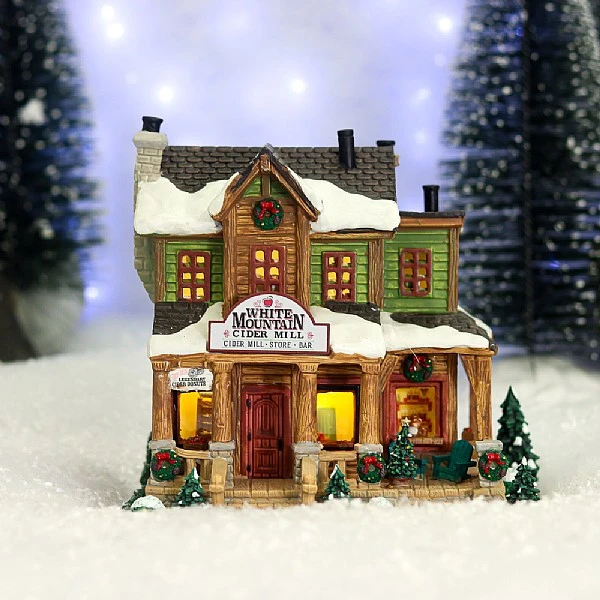Lemax White Mountain Cider Mill 1 Lemax White Mountain Cider Mill