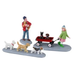 Lemax - Puppy Parade Set Of 3