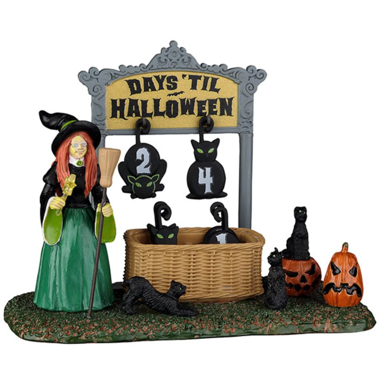 Lemax - Spookytown - Black Cat Countdown 1 Lemax - Spookytown - Black Cat Countdown