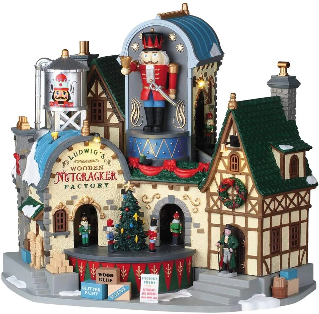 Lemax - Ludwig’s Wooden Nutcracker Factory 1 Lemax - Ludwig’s Wooden Nutcracker Factory