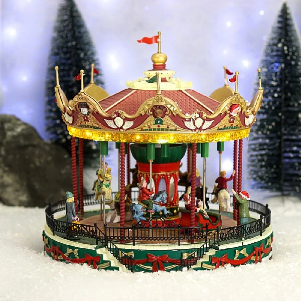 Lemax Santa Carousel 1 Lemax Santa Carousel