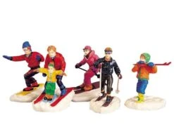Lemax Winter Fun Skiers - 5 Piece Set 8 Lemax Winter Fun Skiers - 5 Piece Set -Lemax db9o62lt41q6mkqr6hhe