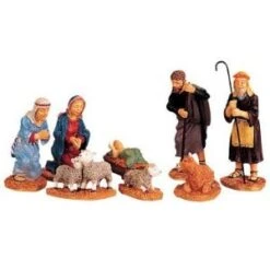 Lemax Nativity Village 3 Inch Figurines - 8 Piece Set 6 Lemax Nativity Village 3 Inch Figurines - 8 Piece Set -Lemax iq2ltimefinameytrw6x