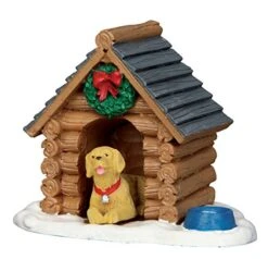Lemax Log Cabin Dog House