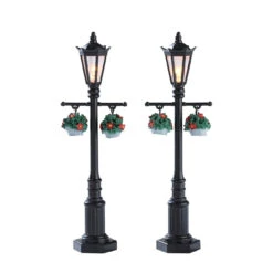 Lemax Old English Lamp Post - Set Of 2