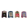 Lemax Village Sidewalk Signs - Set Of 4