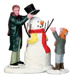 Lemax Sharp-Dressed Snowman - 2 Piece Set