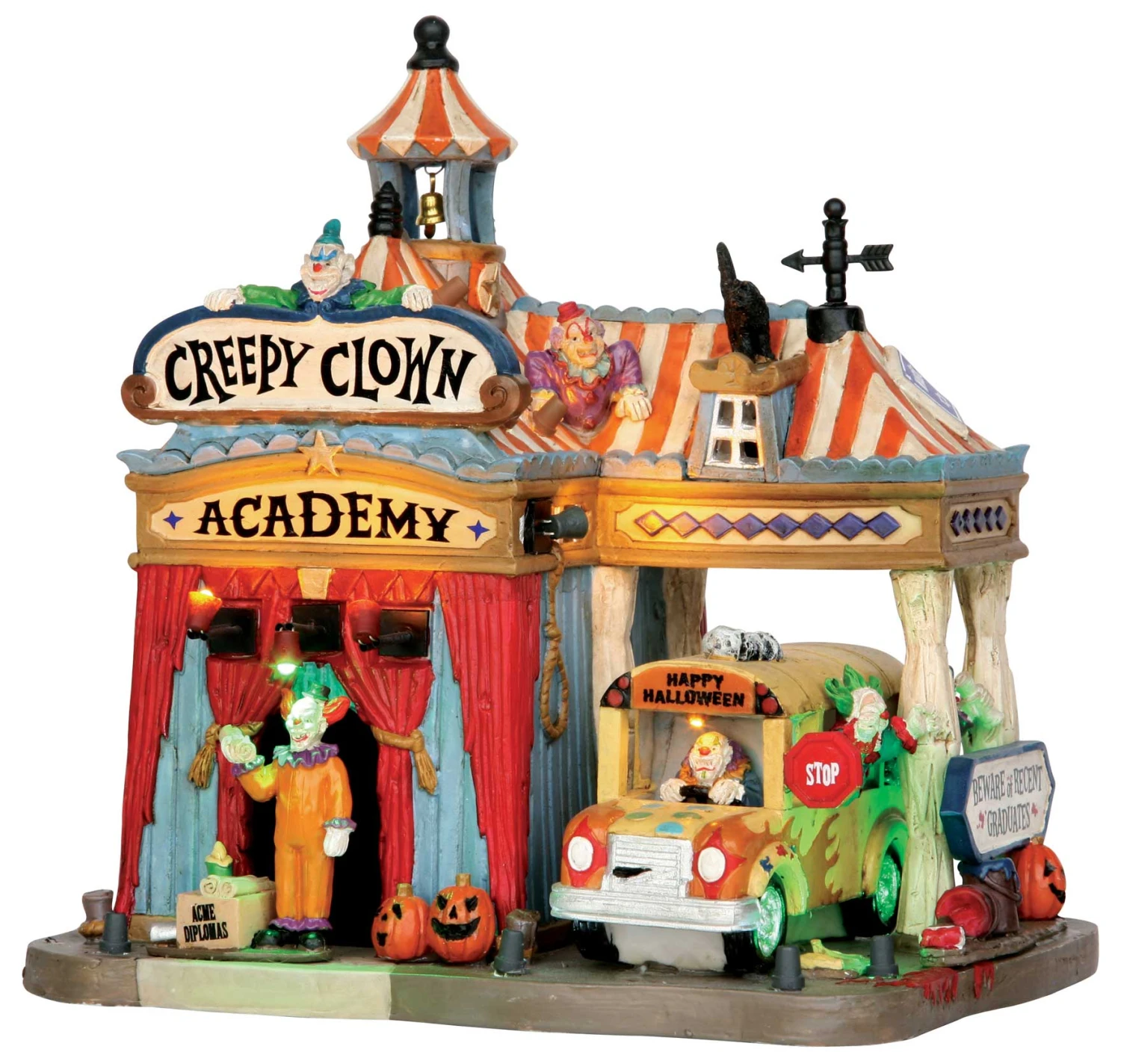 Lemax Creepy Clown Academy 1 Lemax Creepy Clown Academy