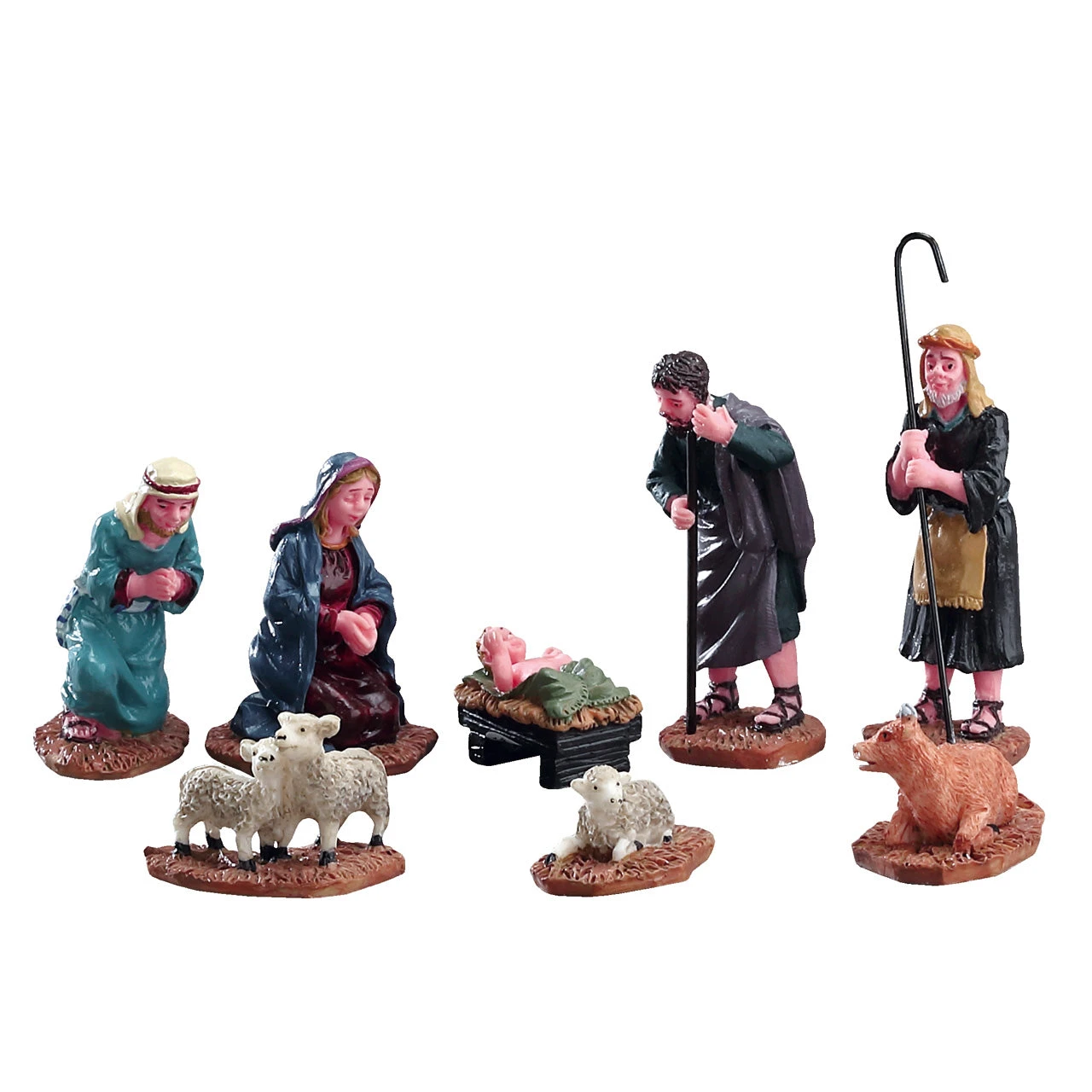 Lemax Nativity Village 3 Inch Figurines - 8 Piece Set 2 Lemax Nativity Village 3 Inch Figurines - 8 Piece Set - Image 2